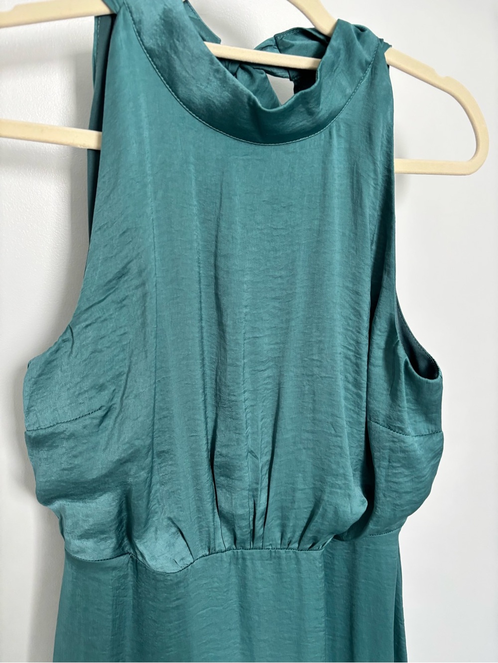 Sam Edelman Teal Halter Maxi Dress
